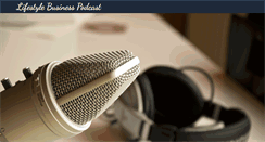 Desktop Screenshot of lifestylebusinesspodcast.com